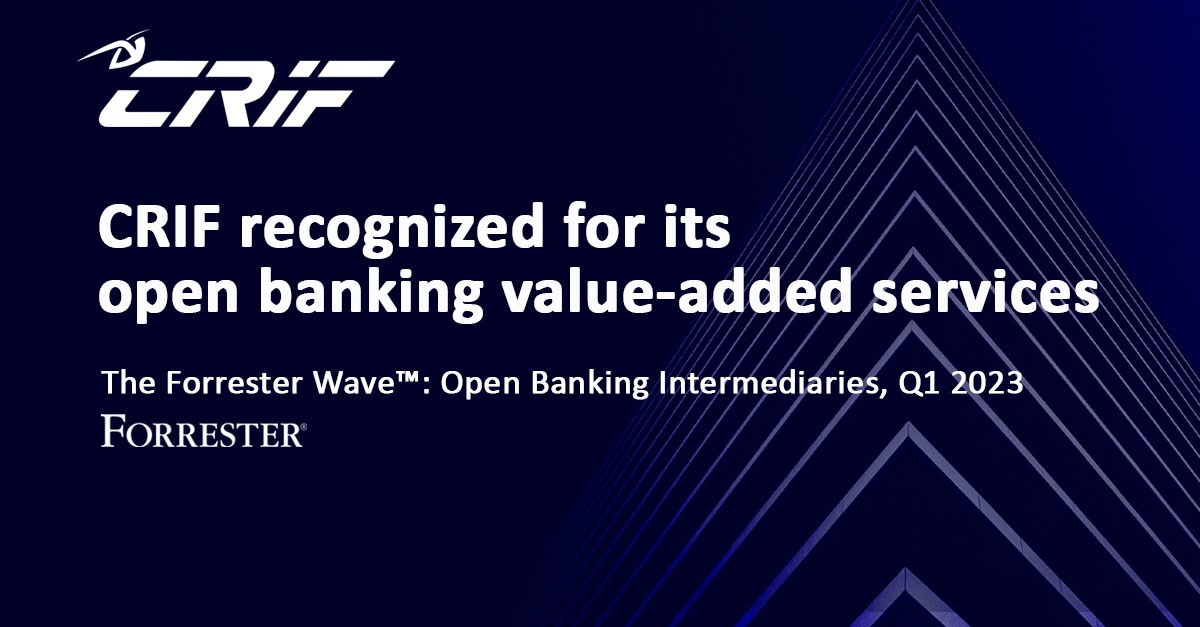 CRIF recognized for its open banking value-added services